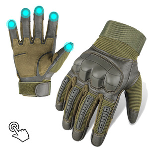 Guantes de Carreras de Cuero Hechos a Medida de Alta Calidad con Compatibilidad con Pantalla Táctil para Actividades al Aire Libre Unisex - Product Image 4