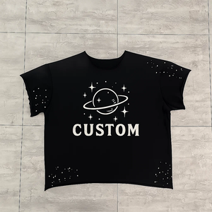 Custom Logo Printed T-Shirt Solid Pattern Blank T-Shirt Casual Plain <b>Tshirts</b> Manufactured Logo Custom 260grams Pure Cotton - Product Image 6