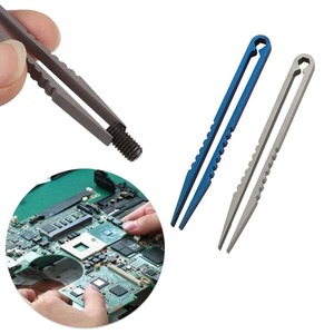 Pinzas de titanio inoxidables para primeros auxilios, kit electrónico móvil, pinza de precisión para reparación de PCB, teléfono, eliminación de pelo - Product Image 1