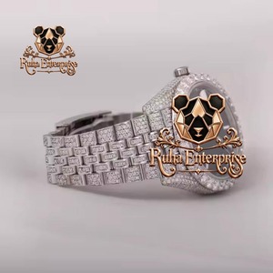 Reloj de Pulsera con Diamantes Moissanite Más Vendido para Hombre, Reloj de Moda Premium con Caja de Acero Inoxidable Resistente y Ajustable - Product Image 4