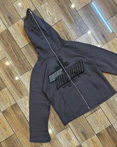 Manufacture Custom logo 420gsm Faded Hoodie Print 100% Cotton Pull Over Oversized Vintage Distressed Acid Wash Hoodies Men - Product Image 3