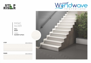 Porcelain Full Body Step Riser 30x120cm 20x120cm Multicolour 1200mmx470mm Staircase Tiles Attractive Outdoor Living Area Tiles - Product Image 5