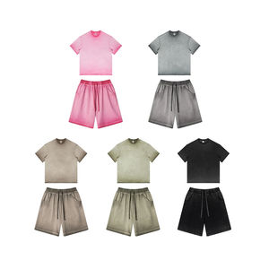 Camiseta de Verano para Hombre, Cuello Redondo, Estilo Batik, Lavado Ácido, 100% Algodón Transpirable, Manga Corta, Talla Grande - Product Image 3