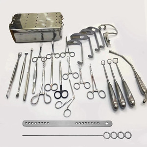 Ensemble d'instruments chirurgicaux pour amygdales et adénoïdes Jamso Industries, 25 pièces, procédures d'amygdalectomie, certifié CE ISO13485 - Product Image 2