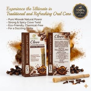Miswak con Sabor a Clavo, Barra Masticable Herbal Natural para el Cuidado Bucal Tradicional, Blanqueamiento Dental, Aliento Fresco y Encías Saludables - Product Image 4