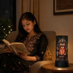 Panchmukhi Hanuman LED <b>Table</b> <b>Lamp</b> Divine Bajrangbali Spiritual Night Light Religious Decor for Temple Bedroom Meditation Living - Product Image 4
