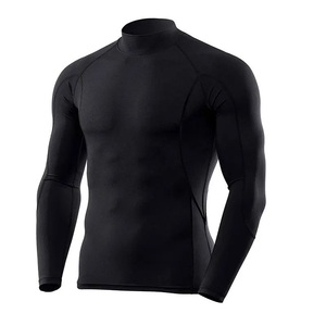 Camiseta Deportiva de Compresión para Hombre, de Gran Calidad, Corte Ajustado, para Gimnasio, Entrenamiento, Manga Larga, Secado Rápido, Ropa para Correr - Product Image 1