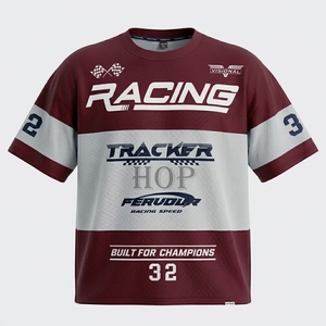 Chemise de team pit personnalisée OEM, en polyester et élasthanne durables, uniforme mécanique, coupe ajustée, vêtements de sport pour piste, chemise de moto - Product Image 4