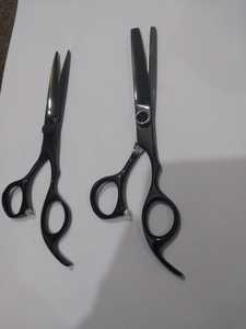 Ciseaux à cheveux en acier inoxydable 5,5" 8" pour couper et effiler, ciseaux de barbier pour coiffeur droitier 6CR13 CN/JIA A1006 - Product Image 6