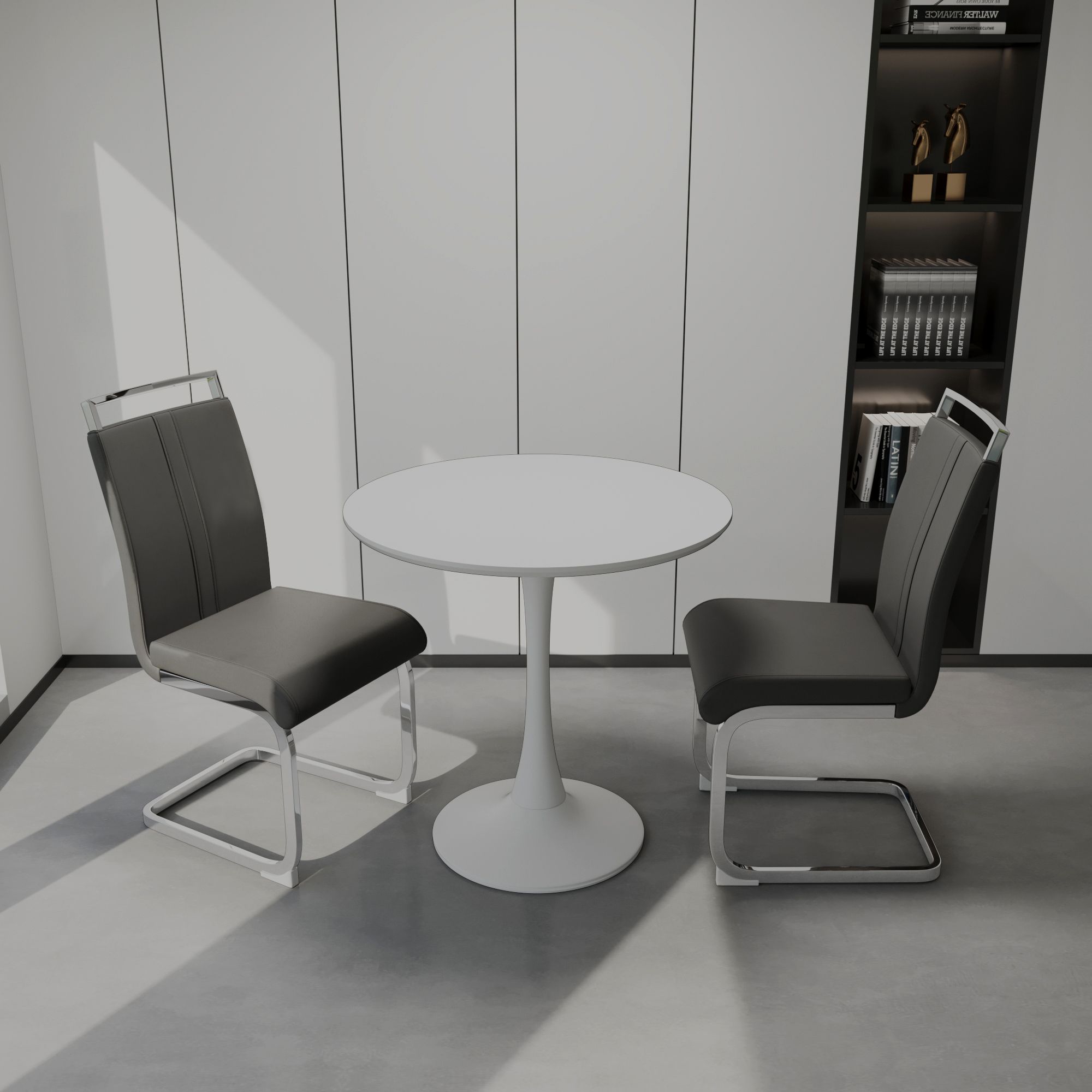 White+ Grey Pu+Plating Leg Color