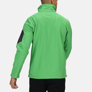 Wholesale Customized <b>Men</b>_s Softshell <b>Jacket</b> Autumn <b>Long</b> Sleeves Hooded 100_ Polyester Embroidered Waterproof Reversible - Product Image 2