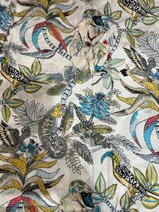 Tissu en coton biologique 100% cambric, écologique, léger, imprimé à la main en Inde, pour vêtements, quilting, décoration intérieure, rideaux, sacs - Product Image 6