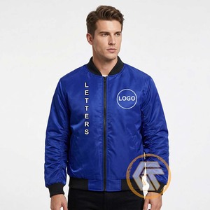 สมบัติกรีก ฟิทีอาร์เอชที่ปรับแต่งได้ |   เสื้อแจ็คเก็ตวาร์ซิตี้แบบมีซับในผ้าซาตินปักลายพิมพ์ลายแบบซับลิเมชั่น ระบายอากาศได้ดี 100% - Product Image 2