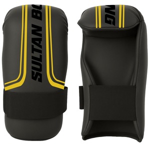 Guantes de Combate Semi-Contacto Profesionales con Cierre de Gancho y Bucle de Cuero PU, Diseño Unisex para Entrenamiento de Artes Marciales y Boxeo - Product Image 6