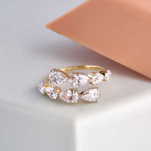 ห่อเพชรรูปลูกแพร์/แหวนบายพาส - Product Image 4