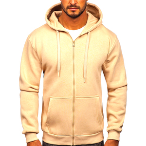 Sudadera con Capucha para Hombre, 100% Algodón, 330g, Tejido Grueso, Tinte Liso, Cálida, Transpirable, Resistente al Viento, Personalizable, OEM, Ropa de Invierno, Venta al Por Mayor - Product Image 1