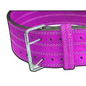 Weightlifting Leather Belt Professional 13mm Thick Powerlifting Genuine Leather Back Support for <b>Strength</b> <b>Training</b> OEM Supply - Product Image 2