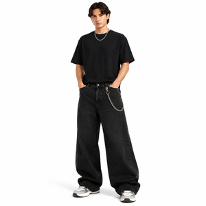 Super <b>Baggy</b> <b>Jeans</b> Men <b>Women</b> Oversized Loose Denim Pants Retro Streetwear Fashion Y2K <b>Jeans</b> Wholesale Supply - Product Image 1