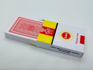 Jeu de cartes à jouer marquées Magic Trick 555 (plastique rouge) |   Cartes magiques espionnes pour débutants avec dos secret |   Magiciens - Product Image 3