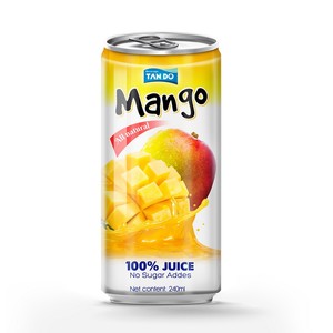 Boisson Tropi Juice 330ml en canette aluminium, purée de fruits 100% naturelle, aromatisée, faible en gras, stérilisée, jus de goyave fraîchement pressé 5 Brix - Product Image 5