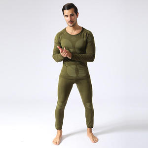 Premium Quality Lightweight <b>Men's</b> All-Season Thermal Base Layer Set Spandex/Polyester Fabric Breathable Quick Dry Eco-Friendly - Product Image 2
