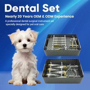 Kit d'instruments dentaires vétérinaires professionnels |   Équipement chirurgical orthopédique combiné pour clinique vétérinaire et usage dentaire - Product Image 3