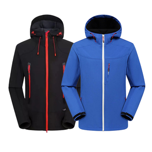 Factory Customized Winter New <b>Waterproof</b> Breathable Windproof Unisex Soft Shell <b>Jacket</b> Outdoor Hiking Zipper Lightweight - Product Image 4