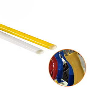 Manchon en fibre de verre recouvert de silicone coloré 600V, certifié RoHS, haute résistance à la traction pour câble basse tension - Product Image 3