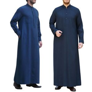 Túnica Musulmana Elegante y Modesta de Alta Calidad para Exportación, Entrega Rápida, Cuello Transpirable, Algodón Ligero, Largo Maxi, Jubba - Product Image 2