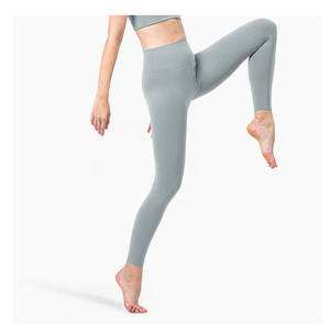 Leggings de yoga de cintura elástica de venta rápida para mujer, leggings deportivos transpirables para mujer - Product Image 2