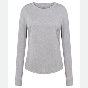 T-shirt pour femme, décontracté, manches courtes, coupe ajustée, col en V, couleur unie, 100% coton, respirant, personnalisable - Product Image 3