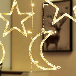 Luce Notturna LED Cielo Stellato 11,5ft, Illuminazione Decorativa a Stringa con Luna e Stelle per Arredamento Casa - Product Image 5