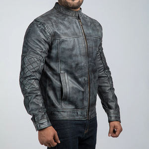 Chaqueta de Cuero para Hombre, Nueva Chaqueta de Cuero PU Casual para Motocicleta, Ropa de Moda - Product Image 3