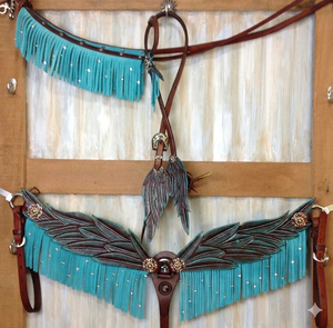 Best Selling Hand <b>Braided</b> Decorative Horse Tack Made by Genuine Leather Western Headstall and Breastplate - Product Image 1