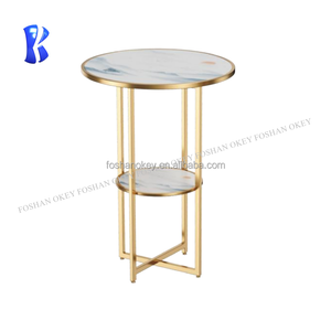 <span class=keywords><strong>OKEY</strong></span> Tavoli da Buffet Argento per Interni, Tavoli da Cocktail in Legno da 30 Pollici per Feste ed Eventi - Product Image 2
