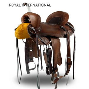 Selle Western Premium en Cuir Véritable Faite à la Main pour l'Équitation – Confortable et Durable pour le Trail, le Ranch et l'Équipement Équestre - Product Image 1