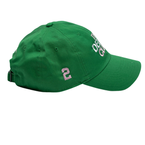 AKA Club <b>Series</b> Hat Green Embroidered Cotton Baseball Cap Adjustable Curved Brim Casual Unisex Sports Outdoor Cap - Product Image 2