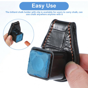 กล่องชอล์กสนุกเกอร์แบบแข็งแรงทนทาน กล่องใส่ชอล์กบิลเลียดแบบพกพา อุปกรณ์เสริมไม้คิวพูลสำหรับการแข่งขัน - Product Image 3