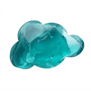 Cristal de obsidiana súper aqua tallado en forma de nube, piedra preciosa, cristal de nube, decoración para el hogar, mayorista de cristales tallados en forma de nube - Product Image 1
