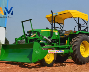 อุปกรณ์ต่อพ่วงรถดันดิน Ashok Metal Works สำหรับรถแทรกเตอร์ Massey Ferguson ใบมีดสูง 7 ฟุต 9 นิ้ว ความสูงยกได้ 29 นิ้ว ความสูง 30 นิ้ว น้ำหนัก 600 กก. 40+ ปอนด์ - Product Image 1