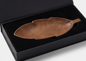 Assiette de service en bois faite à la main, design classique en bois naturel, finition polie, pour la maison, les mariages, les événements, les restaurants - Product Image 6