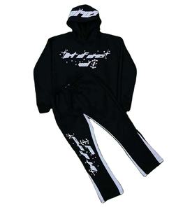 100% ชุดวอร์มสำหรับผู้ชายชุดวอร์มผ้าโพลีเอสเตอร์แบบสั่งตัดมีสไตล์ - Product Image 1