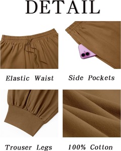 Luxury Oversized Baggy Pants Relaxed Fit Premium Cotton Urban Casual Streetwear Apparel Supplier - Product Image 5
