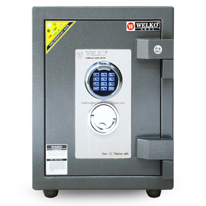 Luxury Safe WELKO US520 Black FE Key <b>Lock</b> Fireproof 1000-1200C Stainless Steel 2mm Thick - Product Image 1