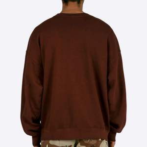 Comfortable Men's Everyday <b>Crewneck</b> OEM 100% Cotton Fleece Sweatshirt Solid Soft and Durable for Winter Embroidered Relaxed Days - Product Image 2