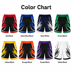 Pantalones Cortos Deportivos para Hombre RIVERDALE ATHLETIC CLUB, Absorbentes de Humedad, Azul y Negro Degradado, Sublimados, Cintura Elástica, 100% Poliéster, para Todas las Temporadas - Product Image 4