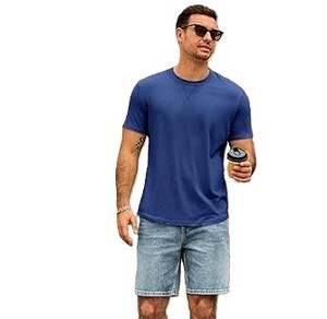 Camisetas unisex de moda al por mayor, camisetas extragrandes de alta calidad, camiseta lisa de algodón suave para hombre - Product Image 5