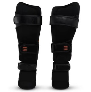Protectores de Espinilla y Empeine para Competición, Personalizados OEM, Fabricante Mayorista, Boxeo, Muay Thai, Kickboxing, MMA, Cuero, Directo de Fábrica - Product Image 6