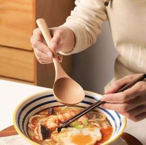 Juego de Cubiertos de Madera, Diseño Contemporáneo, Ecológico, Ligero, para Remover Alimentos Ácidos, Protege Utensilios de Cocina Antiadherentes - Product Image 3