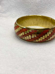 Brazalete ancho de diseñador floral de latón puro 100% hecho a mano, brazalete ajustable, Regalo para mamá - Product Image 6